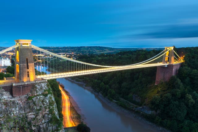 <p>Bristol’s famous Clifton Suspension Bridge</p>