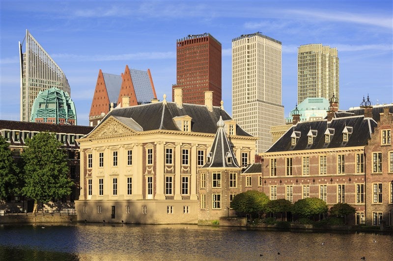 Another view of the Mauritshuis and Binnenhof