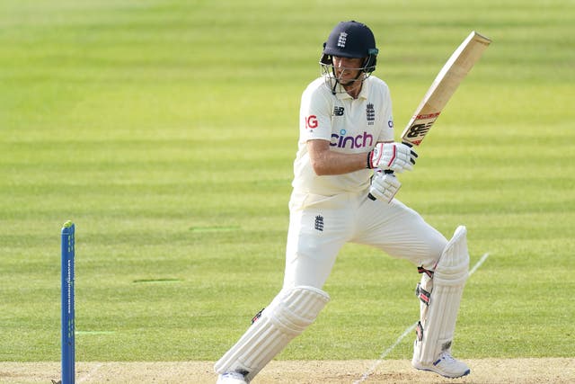 Joe Root, pictured, has struggled against New Zealand's Colin de Grandhomme (Adam Davy/PA)