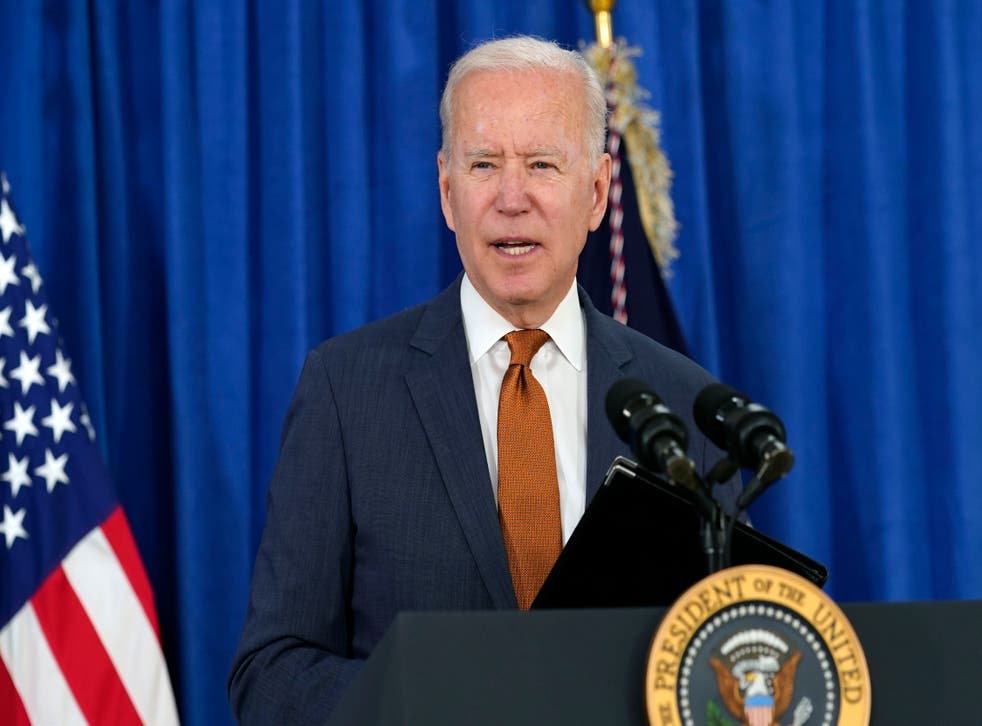 <p>President Joe Biden speaks in Rehobeth, Delaware.</p>