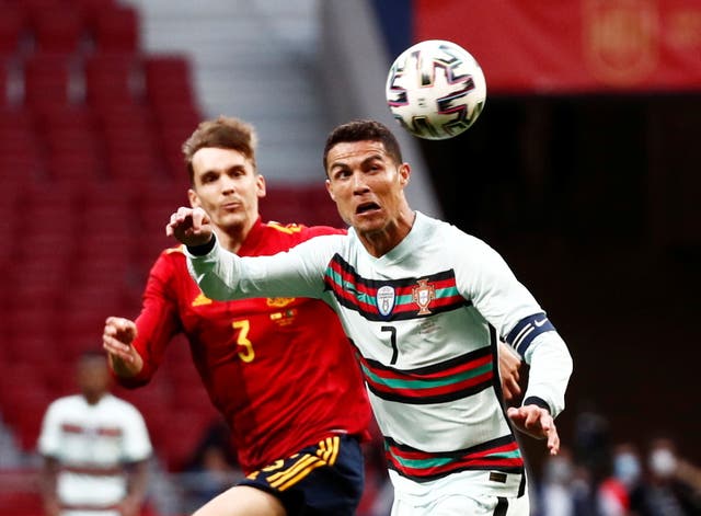 <p>Cristiano Ronaldo couldn’t find a goal for Portugal</p>