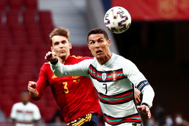 <p>Cristiano Ronaldo couldn’t find a goal for Portugal</p>