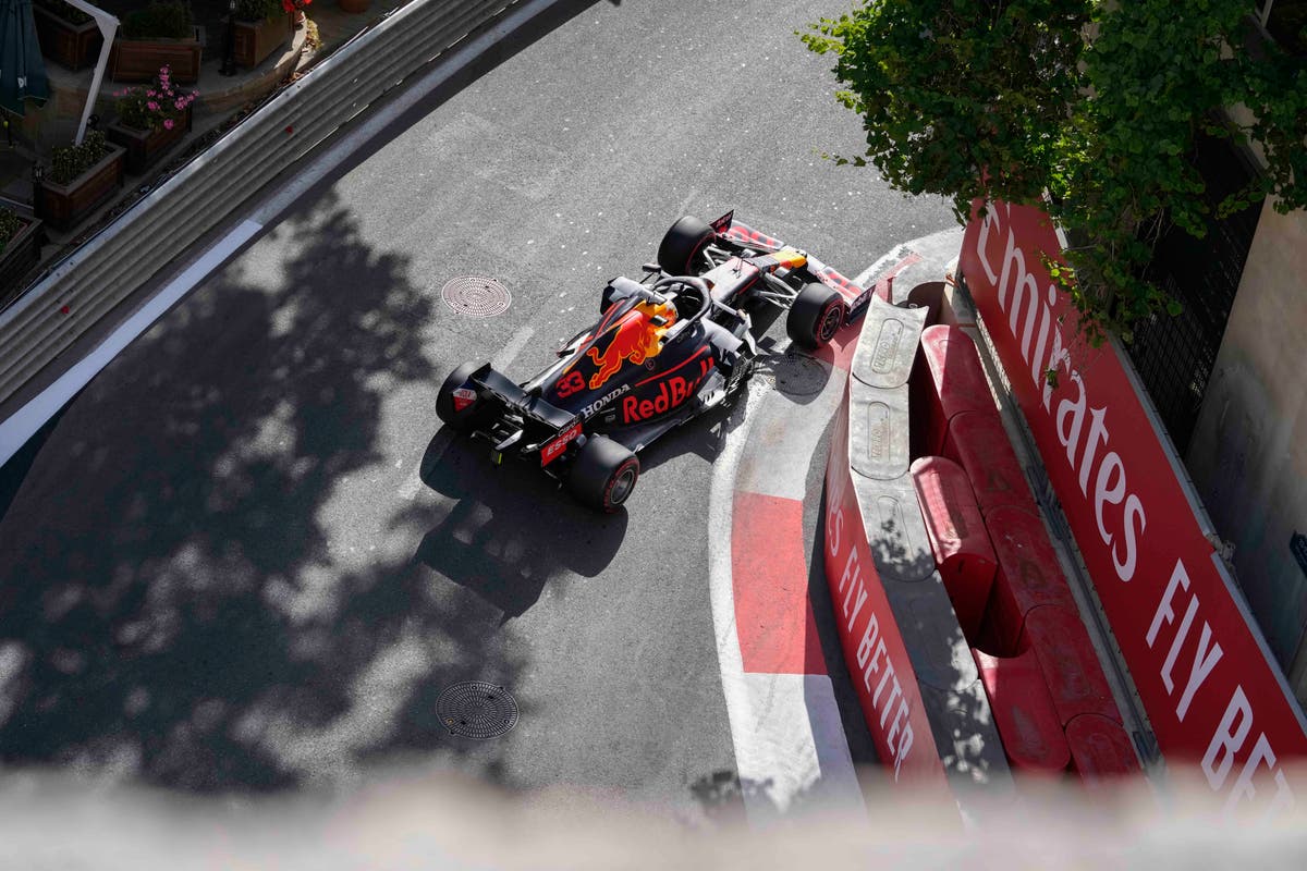 Max Verstappen crashes out in final practice for Azerbaijan Grand Prix
