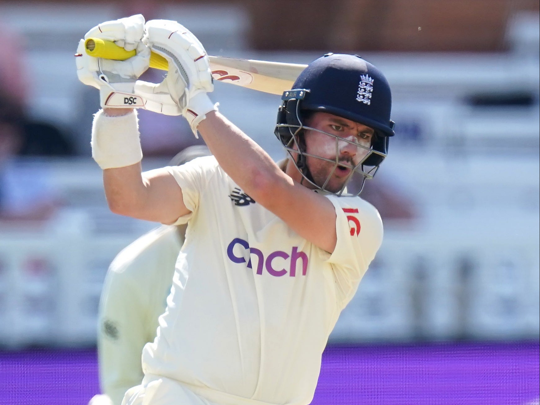 Rory Burns bats against New Zealand