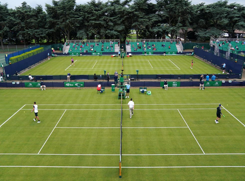 Grass Court Tennis Season Starts After Monumental Undertaking The Independent