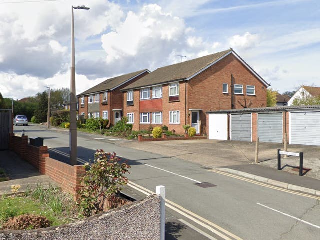 <p>Police were called to Barton Close in Bexleyheath, south London, on Saturday afternoon</p>