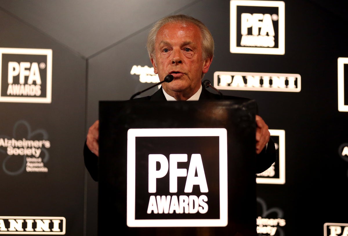 Departing boss Gordon Taylor receives PFA merit award for services to football