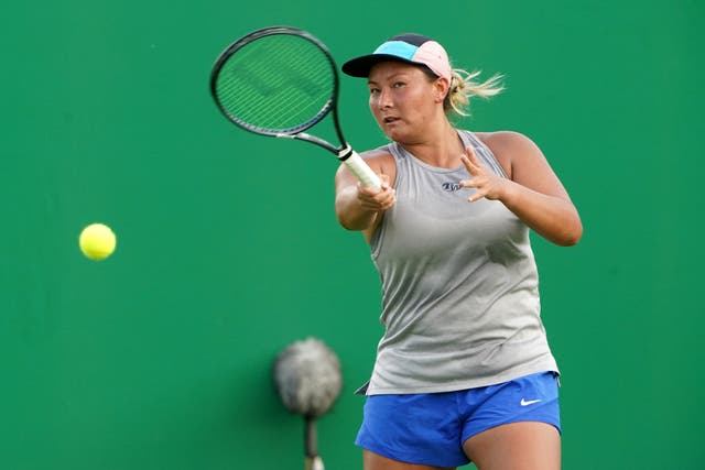 Tara Moore won her first WTA Tour level match since 2016