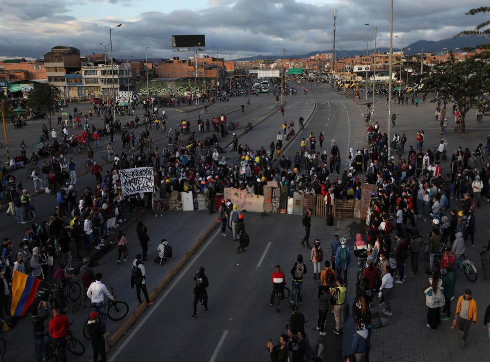 COLOMBIA-VIOLENCIA EN PROTESTAS