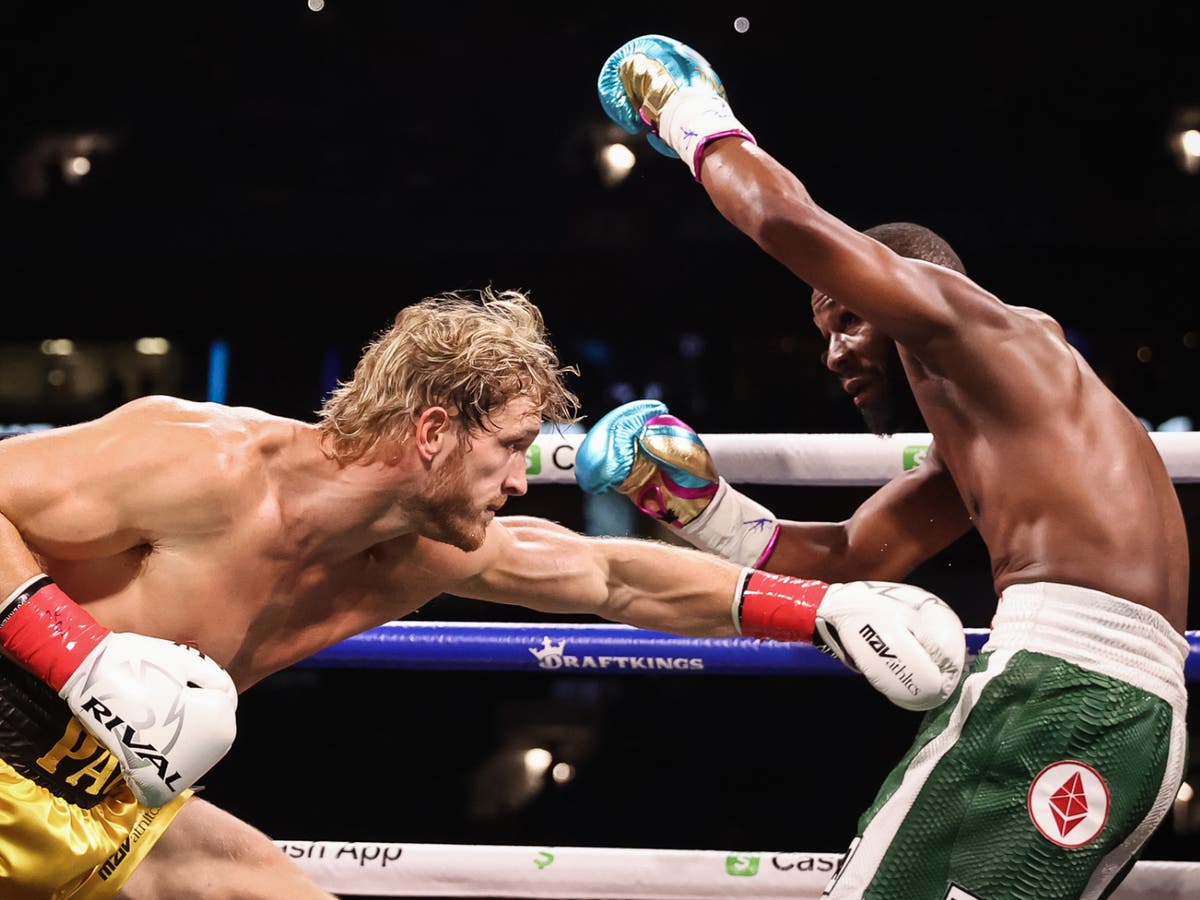 Logan Paul survives fight against Floyd Mayweather with no knockout in exhibition boxing match