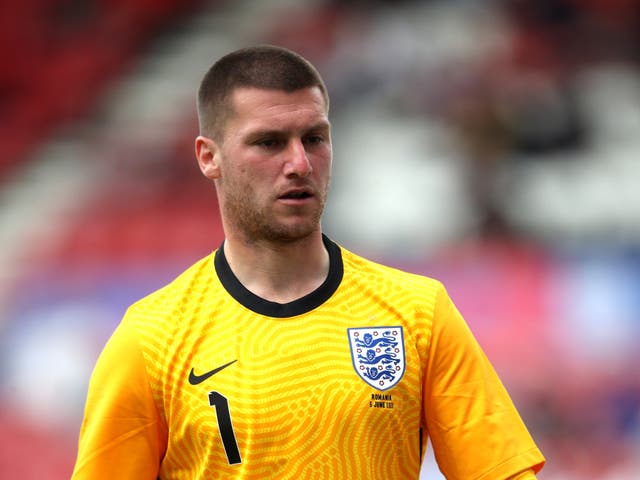 <p>Sam Johnstone kept a clean sheet on his England debut.</p>