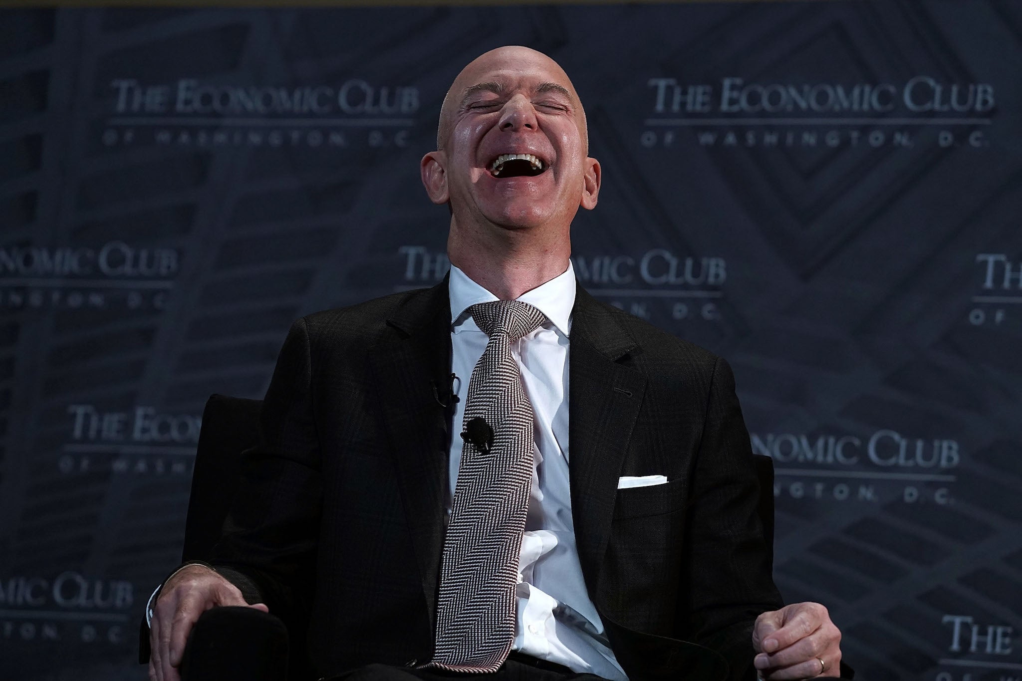 Laughing all the way to the bank: Jeff Bezos was able to pay zero income tax in 2007 and 2011, according to data obtained by ProPublica