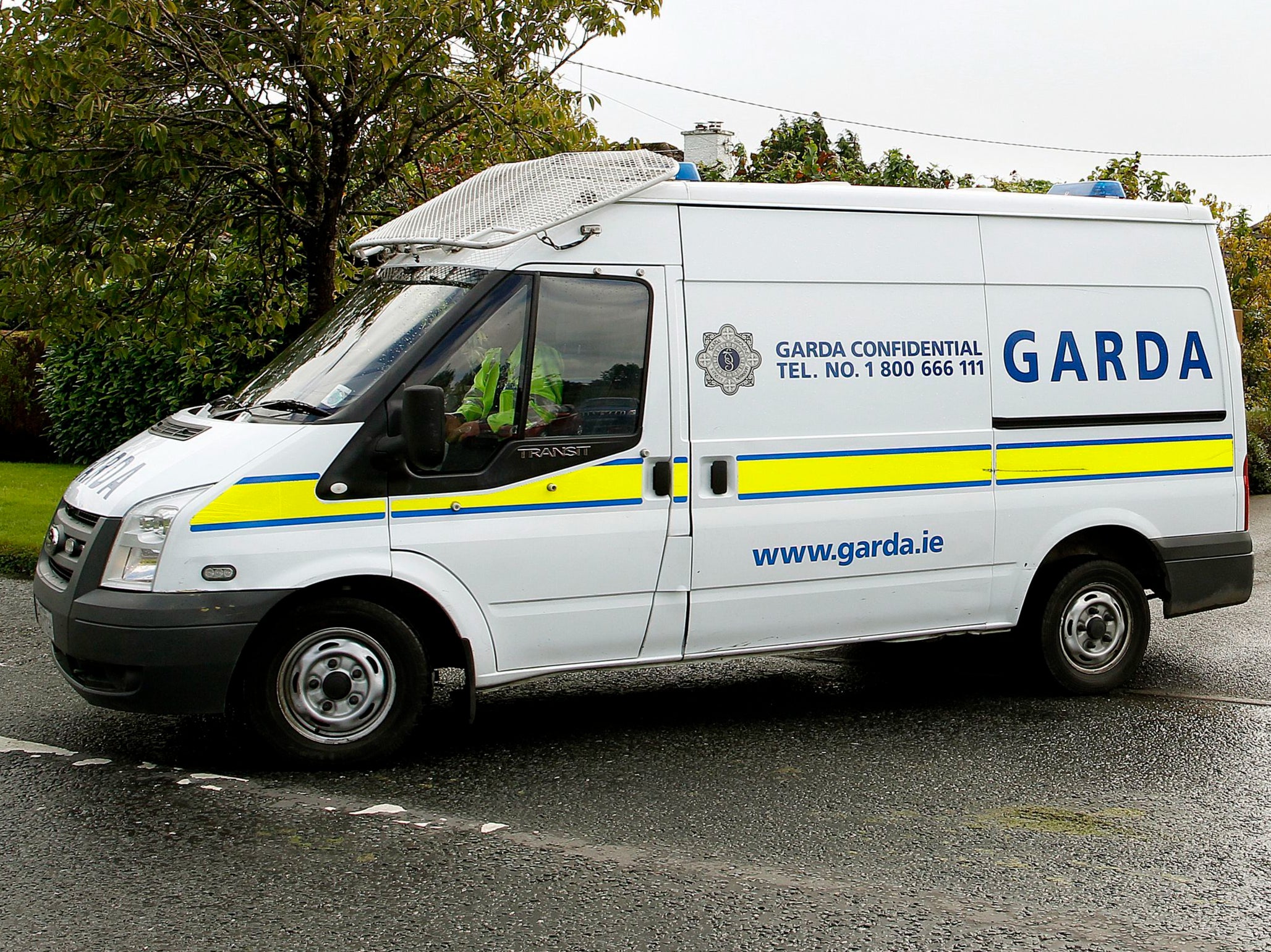 Gardaí and paramedics treated the infant at the scene