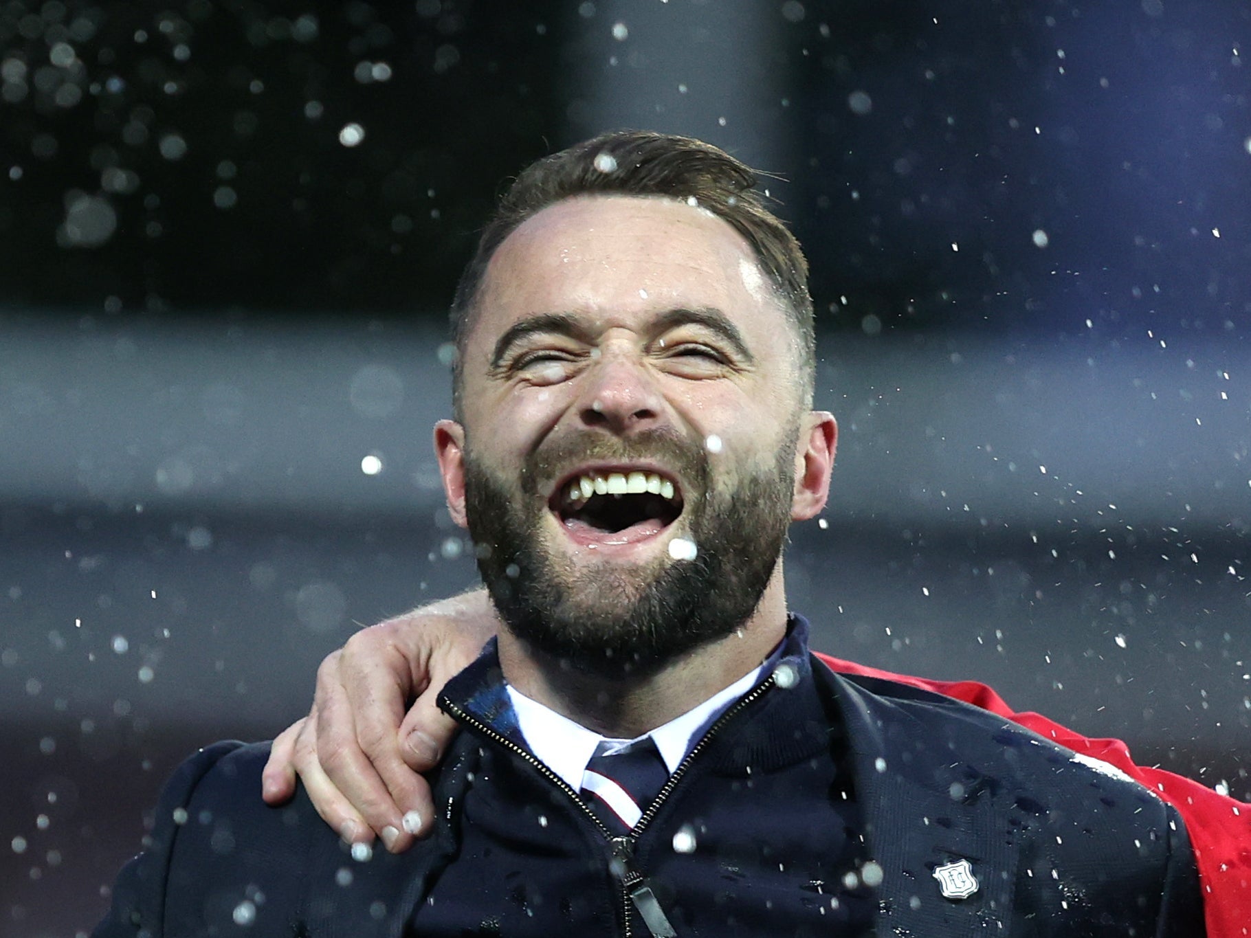 Dundee manager James McPake is celebrating a new contract