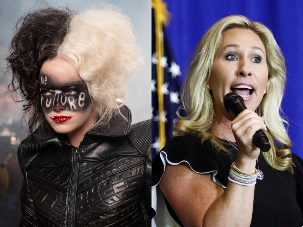 <p>Social media users were quick to call out the newspaper for likening the freshman Republican to the Disney anti-hero</p>