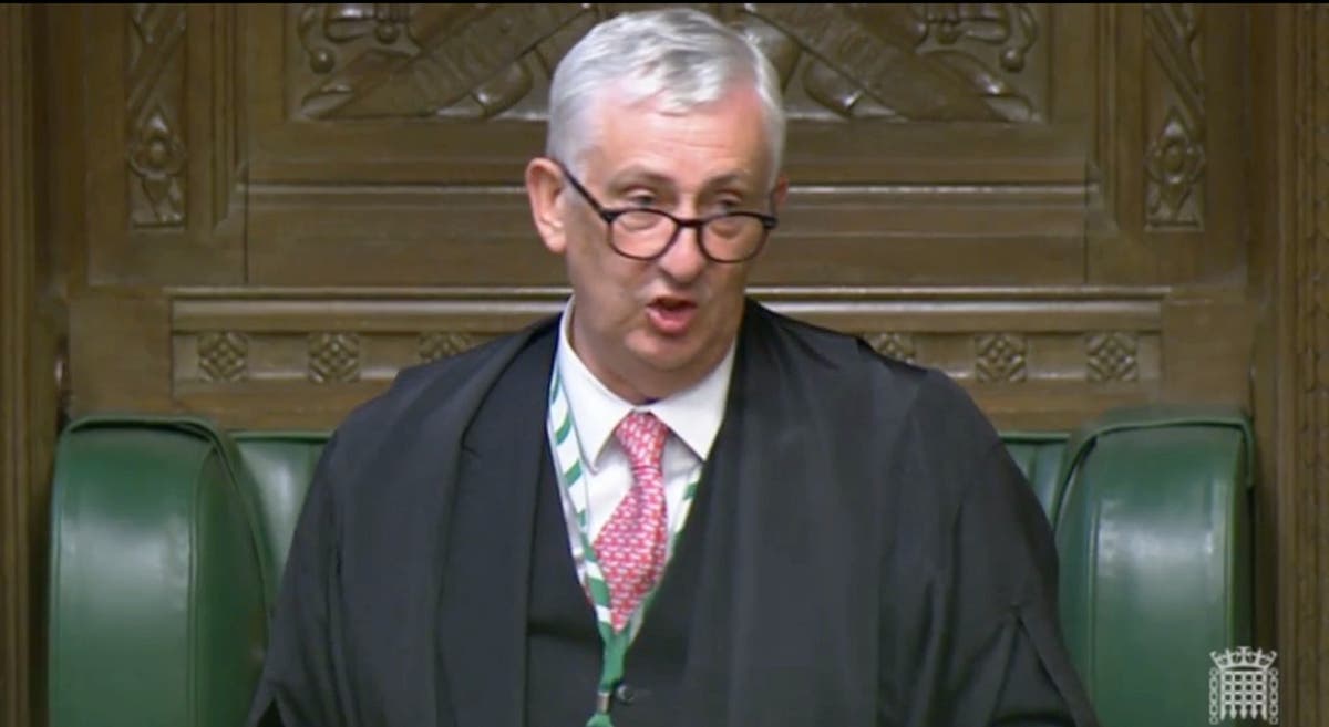 Commons speaker furious at &lsquo;unacceptable&rsquo; government handling of Covid announcement
