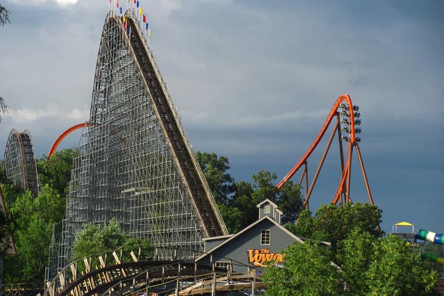 <p>A woman died after going on this rollercoaster in Indiana</p>