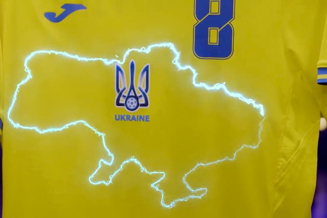 <p>The new kit shows a map of Ukraine including Russian-annexed  Crimea</p>