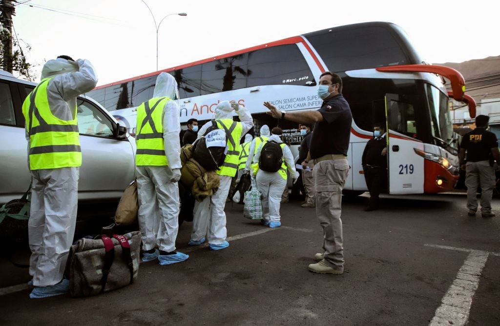 <p>Los migrantes fueron sacados del país en un vuelo rumbo a la ciudad de Caracas</p>