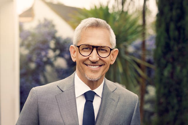 Gary Lineker wearing glasses from the Lineker Edit for Vision Express
