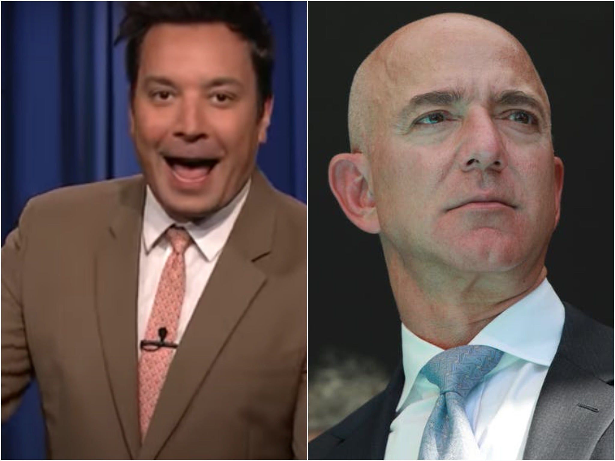 Jimmy Fallon roasts Jeff Bezos over trip to space and Bond deal