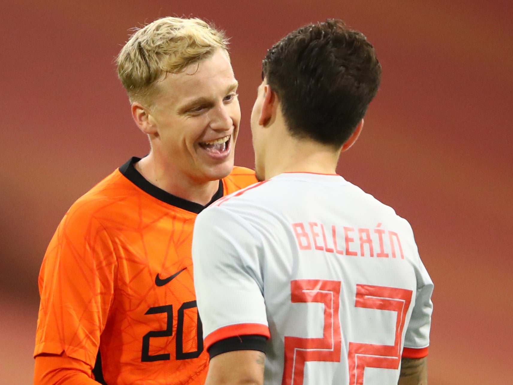 Netherlands and Manchester United playmaker Donny van de Beek