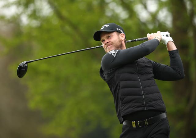 <p>Danny Willett in action</p>