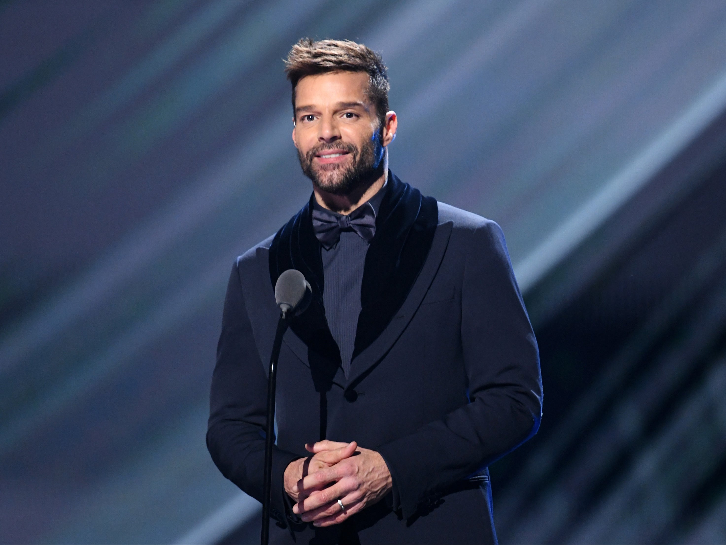 Ricky Martin presents the Album of The Year Award onstage during the 20th annual Latin GRAMMY Awards at MGM Grand Garden Arena on November 14, 2019 in Las Vegas, Nevada.