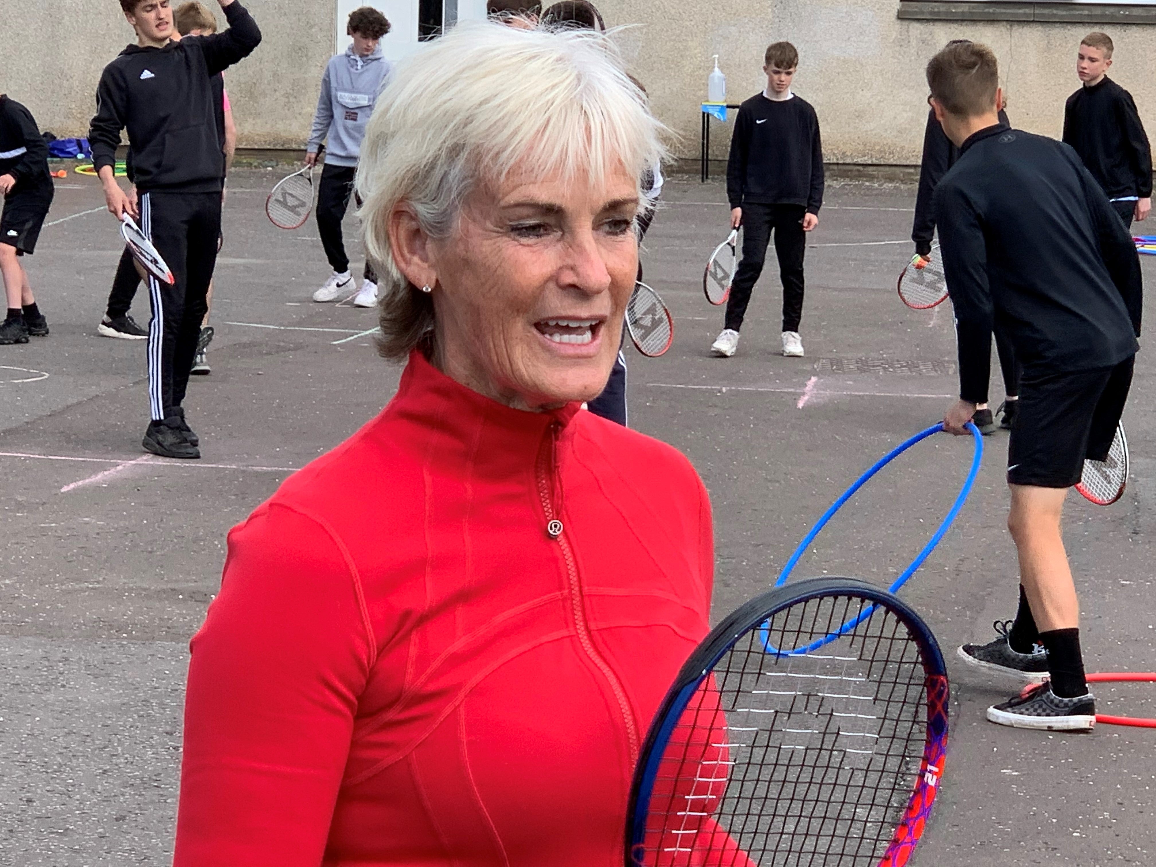 Judy Murray taking tennis to Scottish schools