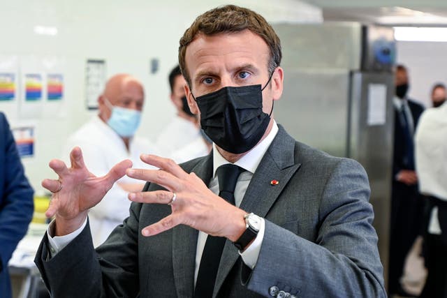 France Macron Slapped