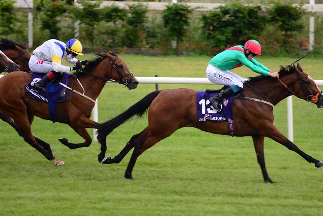 Moll (right) bids for Group Three honours in the Munster Oaks at Cork