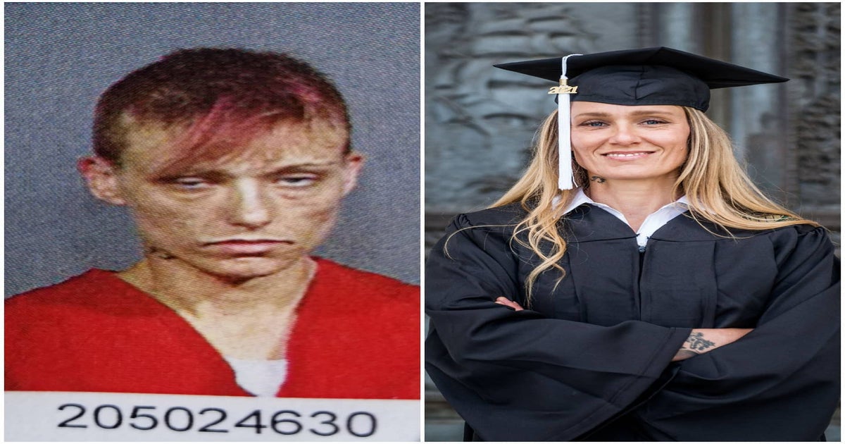 Woman s Facebook post about going from addict to graduate goes