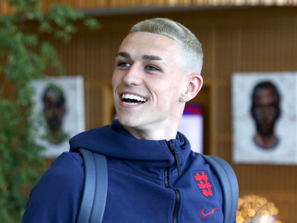 England youngster Phil Foden explains new bleach blonde hairstyle and