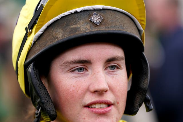 Tabitha Worsley, who rode Exitas to an emotional victory at Southwell