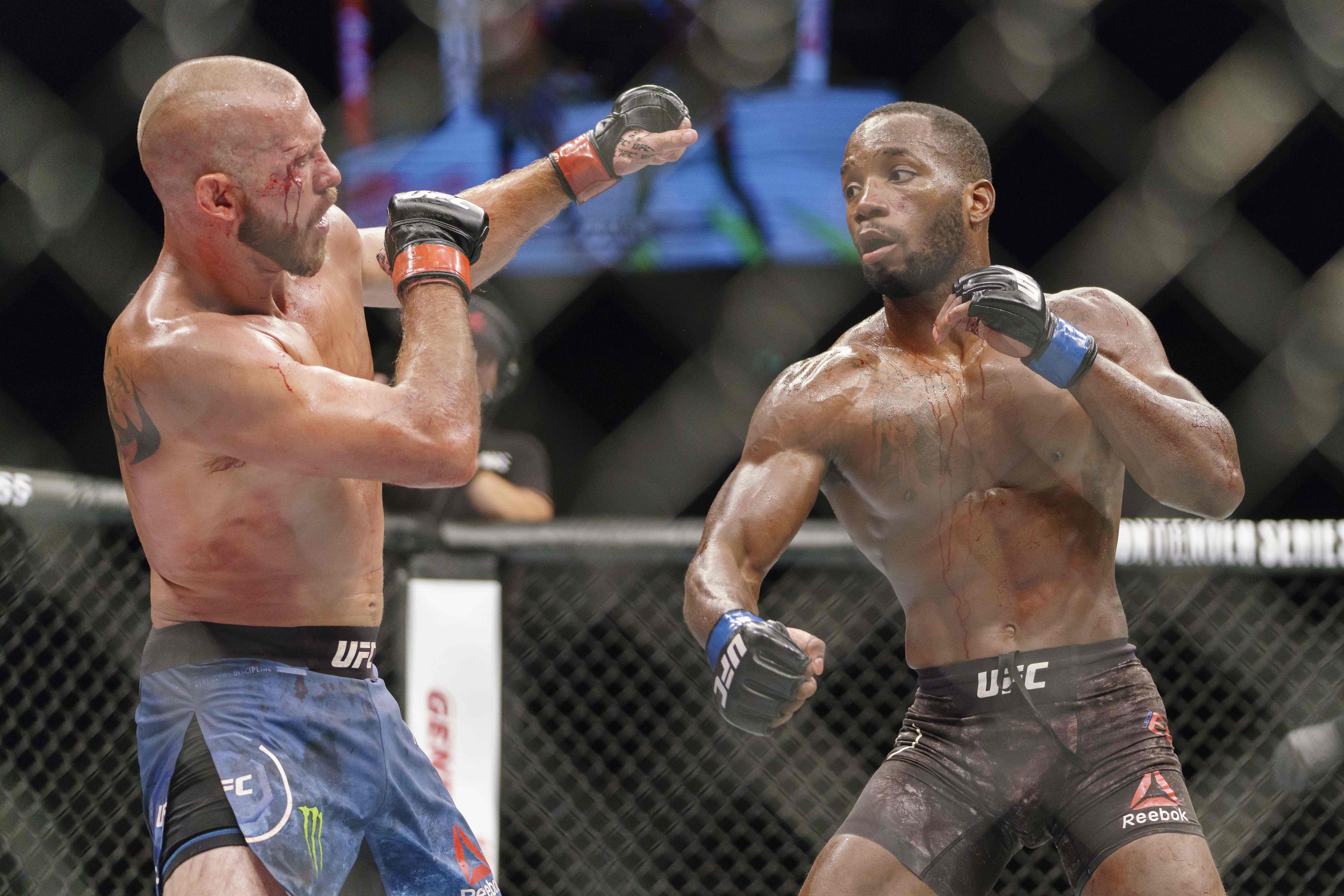 Edwards en route to victory over Donald Cerrone in 2018