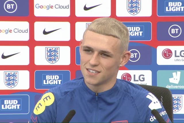 Phil Foden has dyed his hair ahead of the Euros