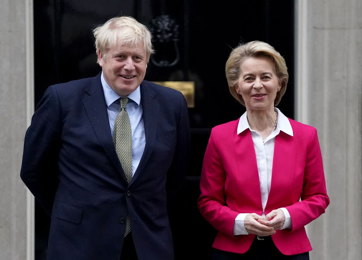 EU chief tells Boris Johnson of &lsquo;deep concern&rsquo; over Brexit deal ahead of G7 meeting