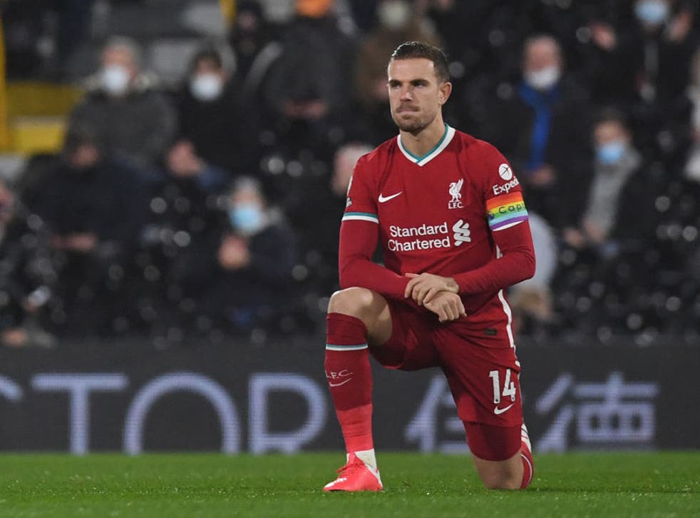 Jordan Henderson: Booing the knee shows 'there really is still a problem' |  The Independent