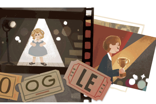 <p>The Google Doodle for 9 June marks the life and legacy of Shirley Temple</p>