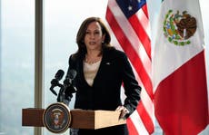 Kamala Harris has another tense clash over when she’ll visit the US-Mexico border