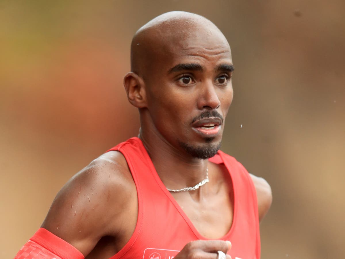 Video Sir Mo Farah says he’ll keep smiling in spite of injuries The