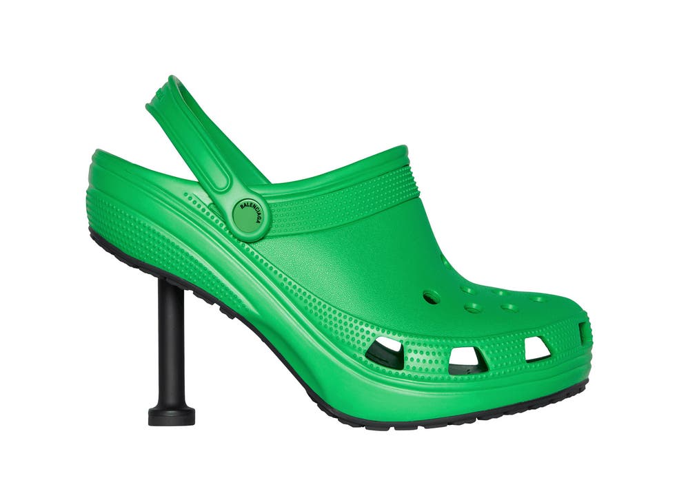 vest skak Giraf These Balenciaga Crocs have been given a stiletto heel | The Independent