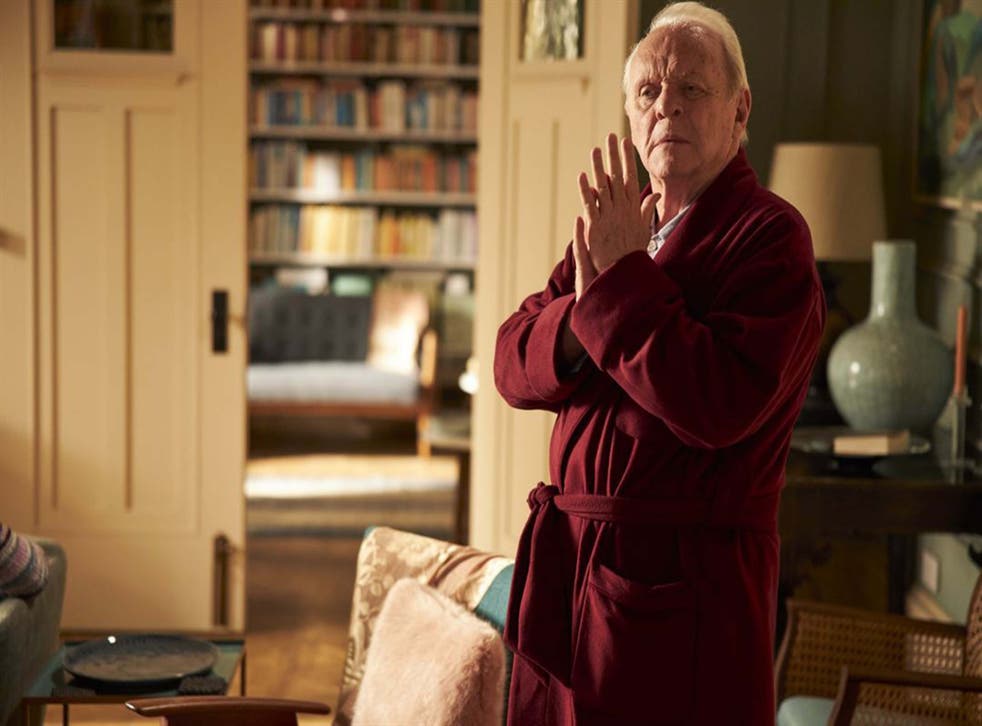 <p>Anthony Hopkins won an Oscar for his portrayal of a querulous old man with dementia in ‘The Father’</p>