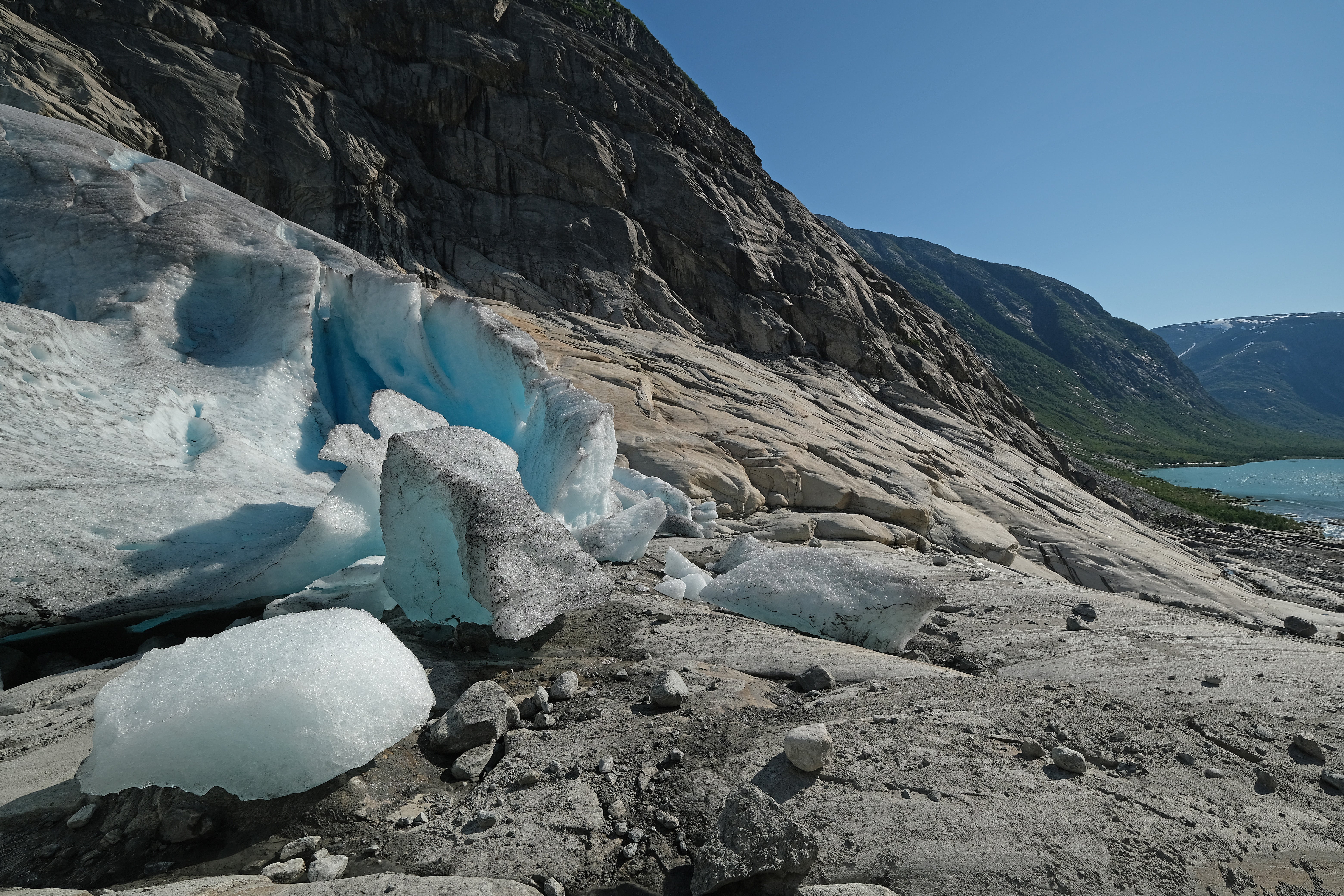 File image: Scientists believe ‘glacier blood’ could be an indicator of worsening climate crisis
