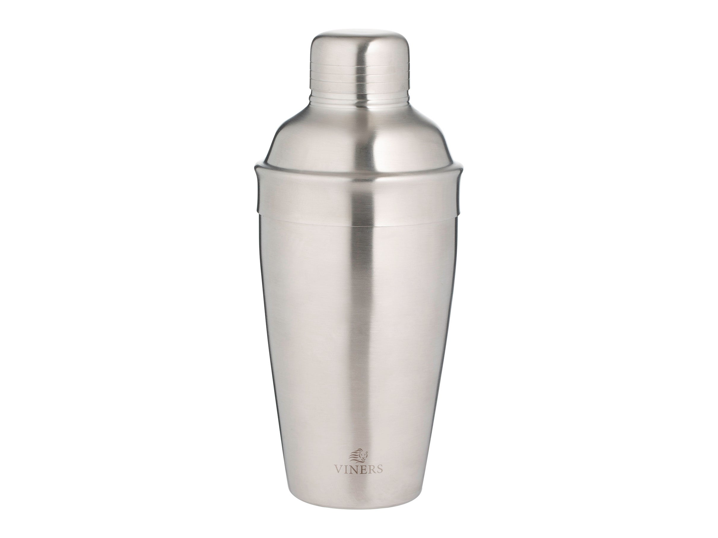 Fail Proof Silver One International Stainless Steel & Glass Cocktail Shaker New 