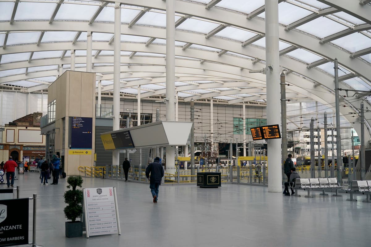 Two injured after underground fire near Manchester Victoria suspends entire Metrolink network