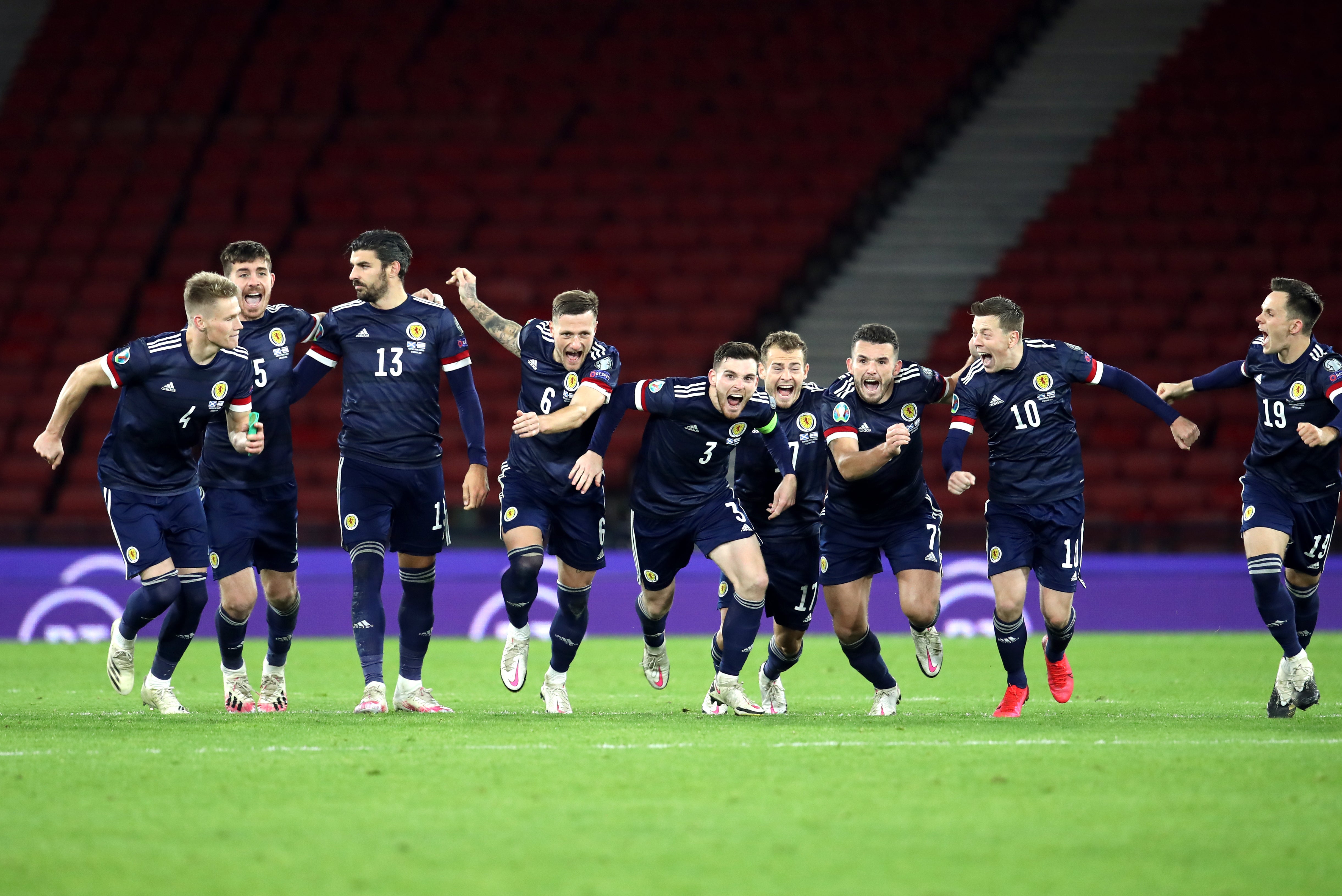 Scotland will play in a major tournament for the first time since the 1998 World Cup