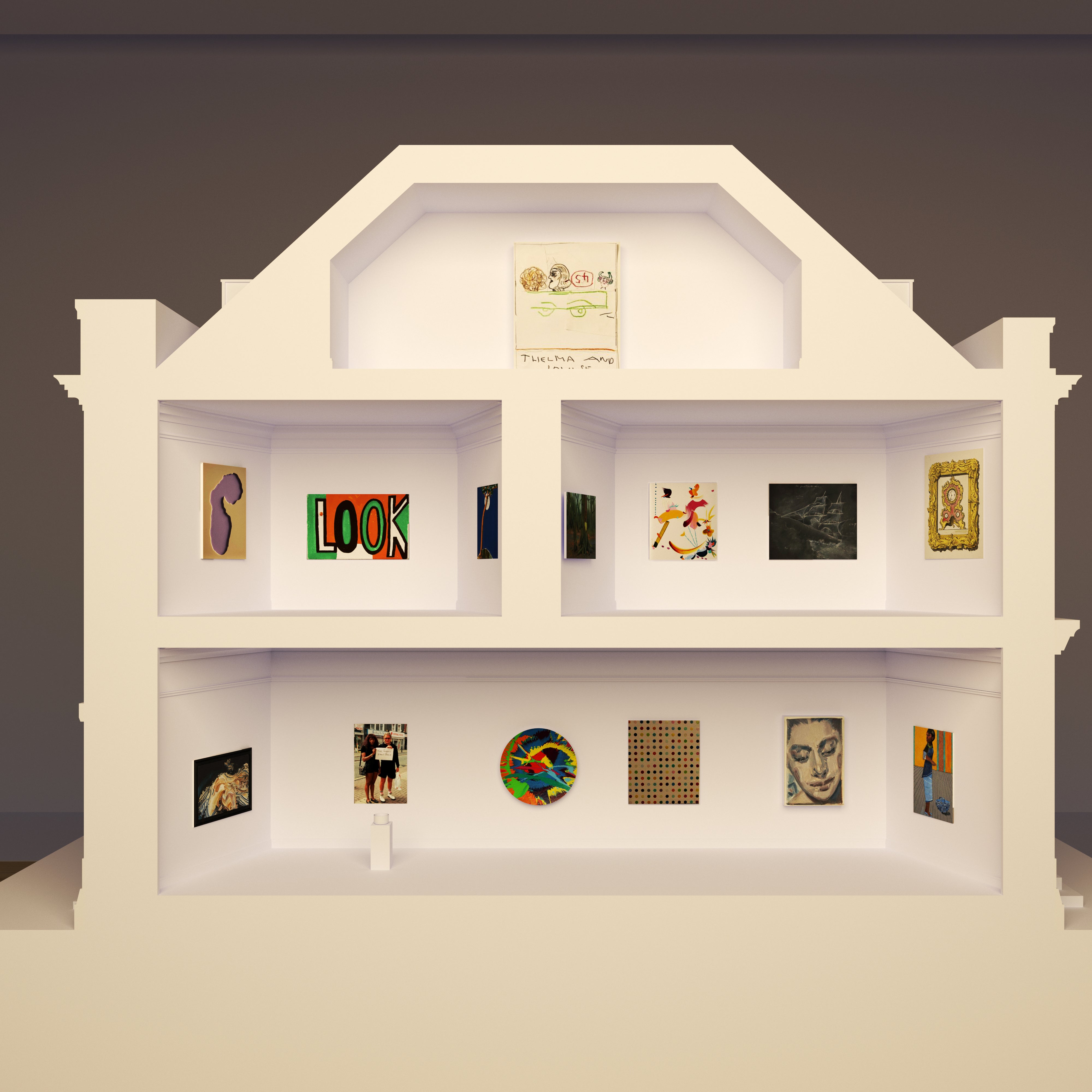 Over 30 leading artists have made miniature artworks during lockdown for Pallant House’s ‘Masterpieces in Miniature: The 2021 Model Art Gallery’