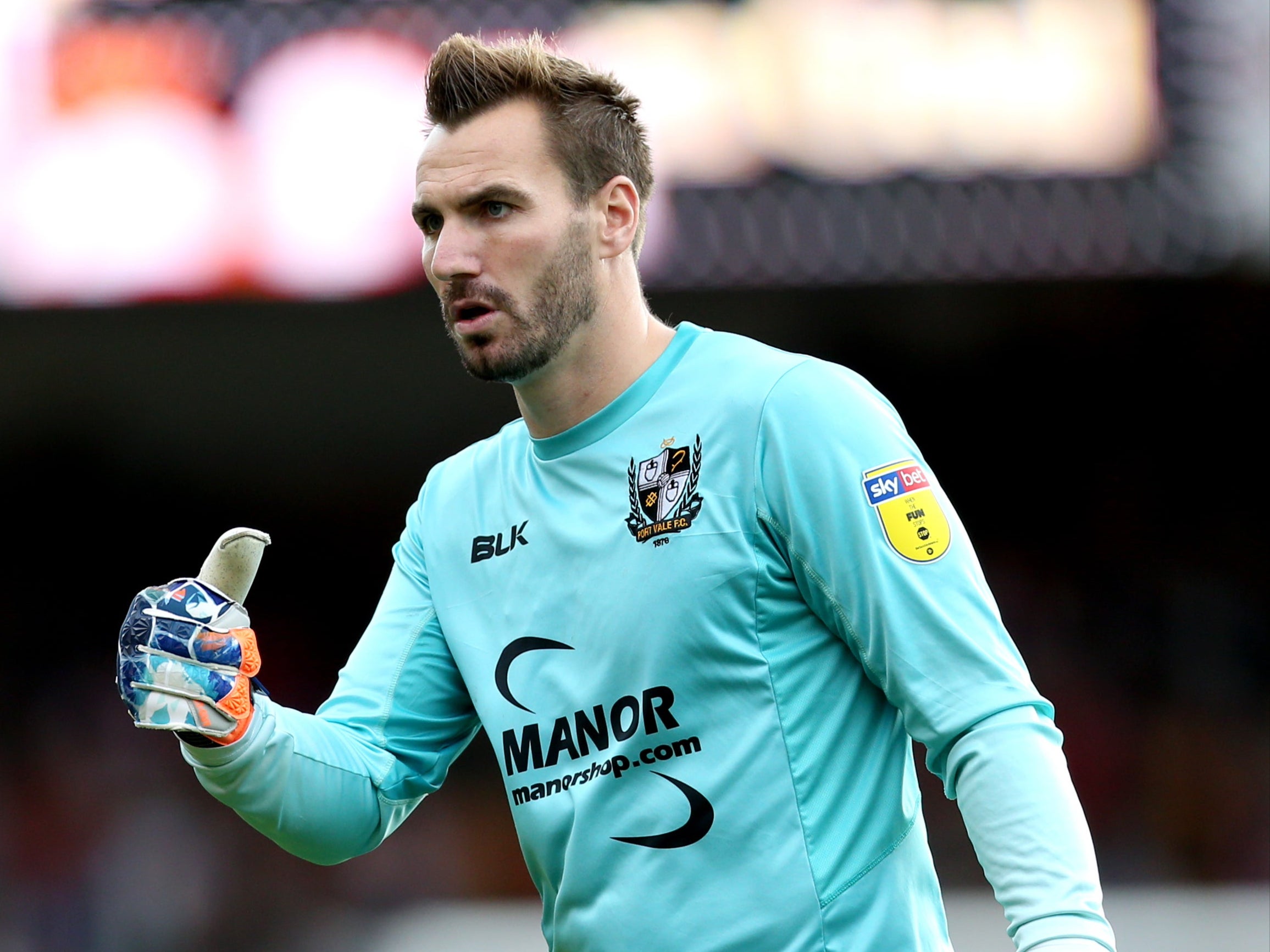 <p>Former Port Vale goalkeeper Scott Brown has joined Exeter's coaching team</p>