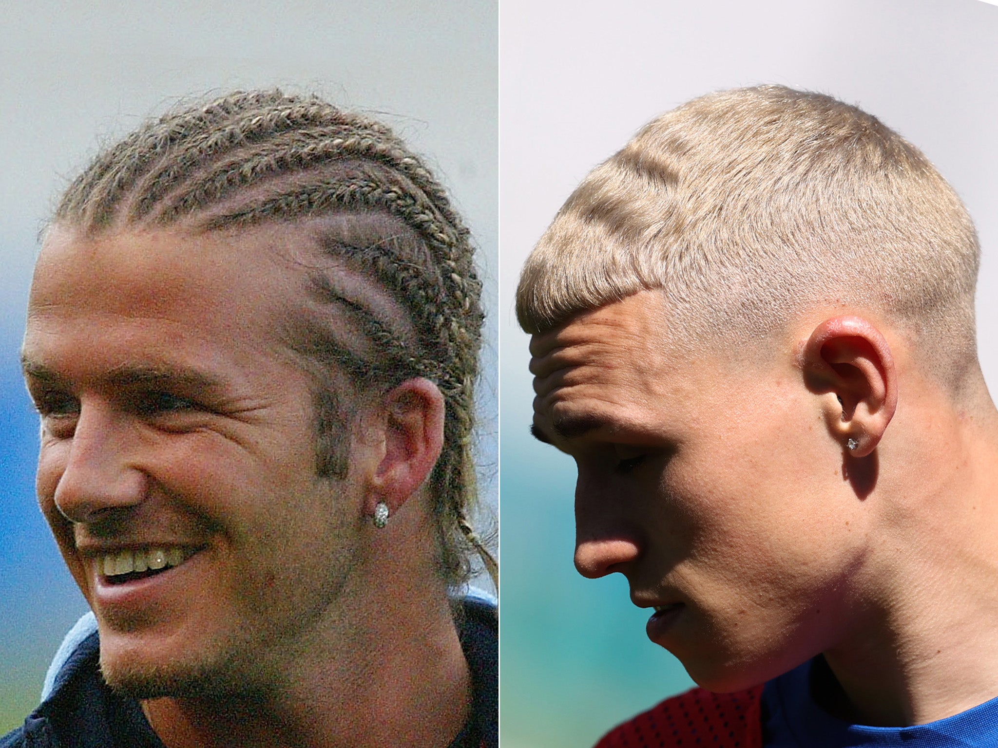 Football's most interesting haircuts from Phil Foden to David Beckham's  2003 cornrows, ranked | The Independent
